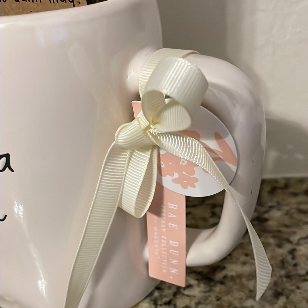 Rae Dunn Mama Bird Mug with Blue Bird Charm - Picture 3 of 3